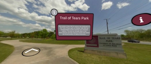 Trail of Tears virtual tour opening